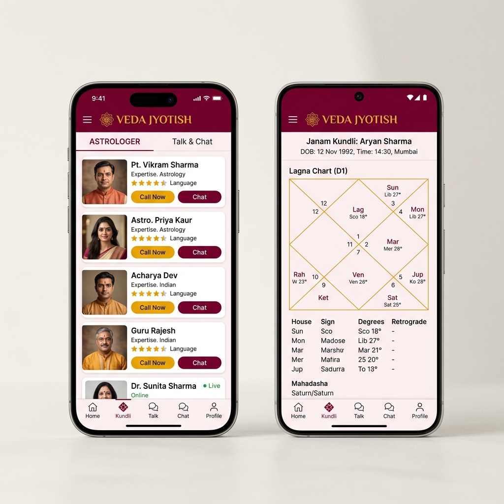Surya Path App Mockups